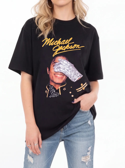 Signature Rhinestones Oversized Fit